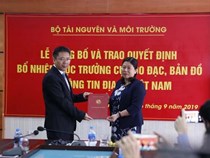 Trao Quyết định bổ nhiệm Cục trưởng Cục Đo đạc, Bản đồ và Thông tin địa lý Việt Nam