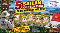5 SAI LẦM NGƯỜI DÂN THƯỜNG GẶP KHI TÁCH THỬA