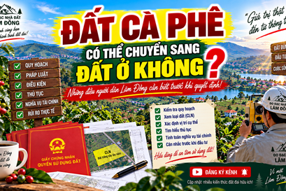 ĐẤT CÀ PHÊ CÓ THỂ CHUYỂN SANG ĐẤT Ở KHÔNG?