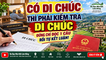 CÓ DI CHÚC THÌ CÓ ĐƯỢC NHẬN HẾT ĐẤT? SỰ THẬT PHÁP LUẬT