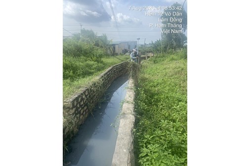 Đo giải phóng mặt bằng trường mầm non Quang Minh B, huyện Mê Linh
